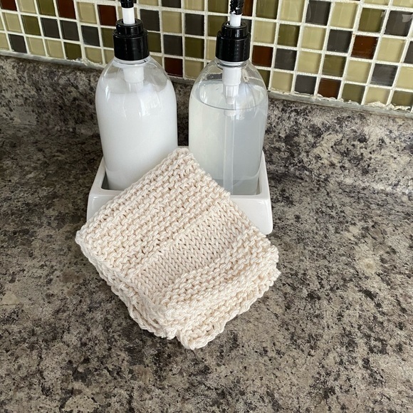 Handmade Eco-friendly 100% Cotton dishcloth - Picture 4 of 6